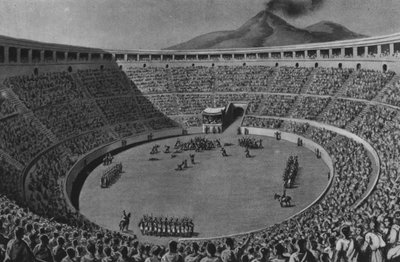Pompeya: Anfiteatro de Italian School