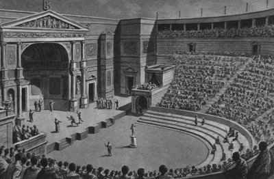 Pompeya: Teatro Trágico de Italian School