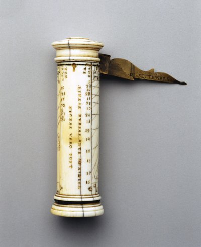 Reloj de sol de columna portátil, firmado D. Stephanus, FF, 1587 de Italian School