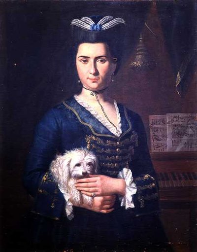 Retrato de Anna Paoli, c.1750 de Italian School