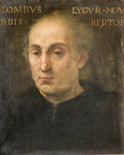 Retrato de Cristóbal Colón, c.1516 de Italian School