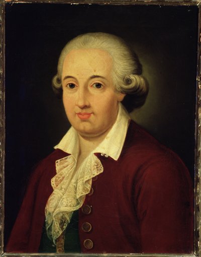Retrato de Domenico Cimarosa (1749-1801) compositor italiano de Italian School