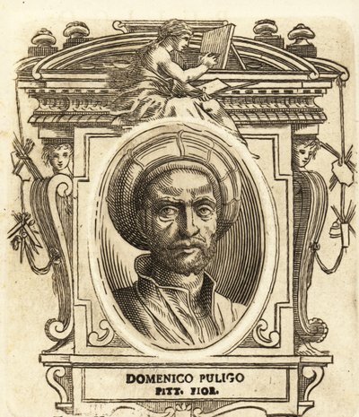 Retrato de Domenico Puligo, pintor italiano del Renacimiento, activo en Florencia de Italian School