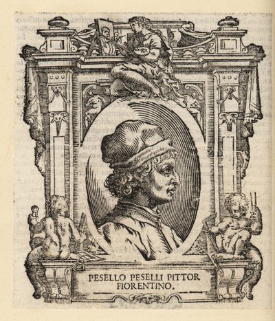 Retrato de Francesco Pesellino, pintor italiano de Florencia de Italian School