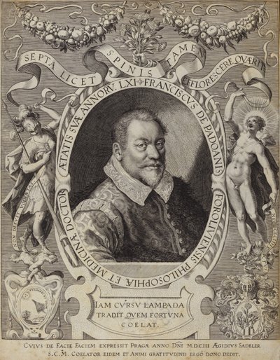 Retrato de Franciscus de Padoanis Foroliviensis de Italian School