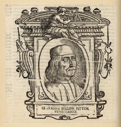 Retrato de Giovanni Bellini, pintor renacentista italiano de Venecia, circa 1430-1516 de Italian School