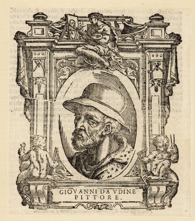 Retrato de Giovanni Nanni, pintor y arquitecto italiano nacido en Udine de Italian School