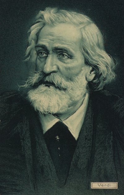 Retrato de Giuseppe Verdi de Italian School