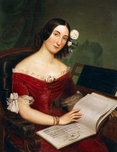 Retrato de Giuseppina Strepponi de Italian School