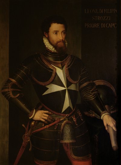 Retrato de Piero Strozzi (1510-58) de Italian School