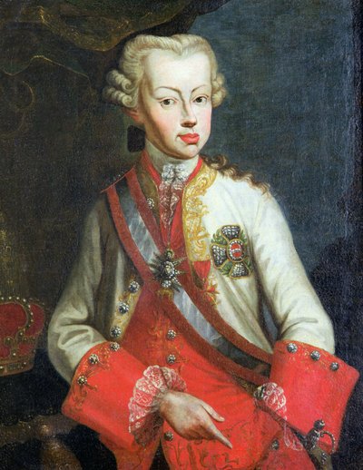 Retrato de Pietro Leopoldo di Lorena, c.1750 de Italian School
