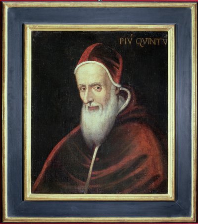 Retrato del Papa Pío V de Italian School