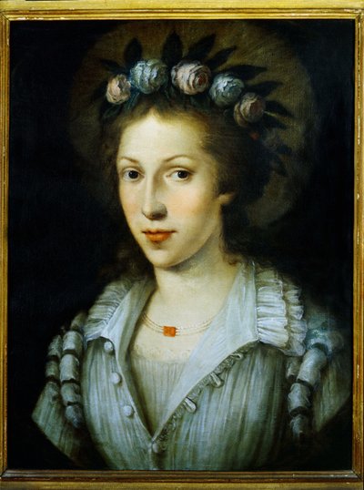 Retrato de Santa María Magdalena de Pazzi de Italian School