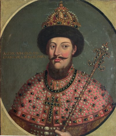 Retrato del Zar Alexei Mikhailovich de Italian School