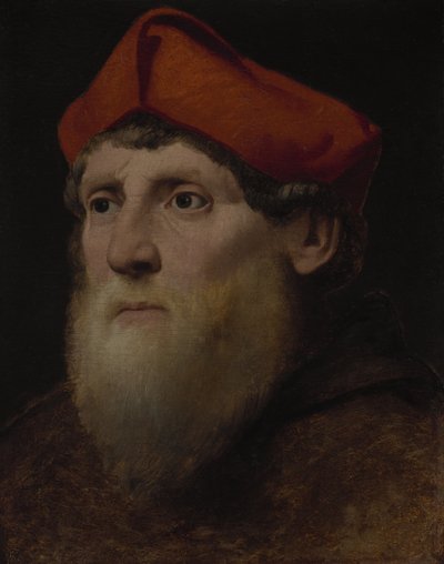 Retrato de un prelado barbudo, c.1520-40 de Italian School