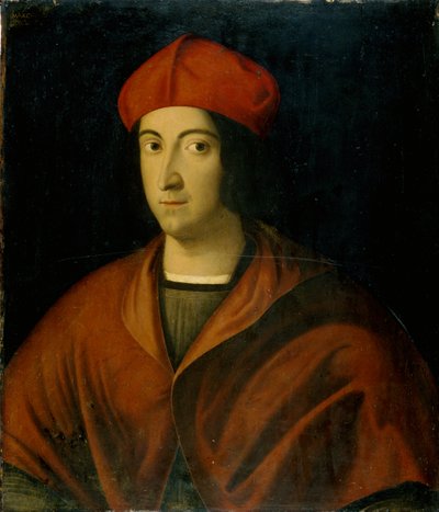 Retrato de un cardenal de Italian School