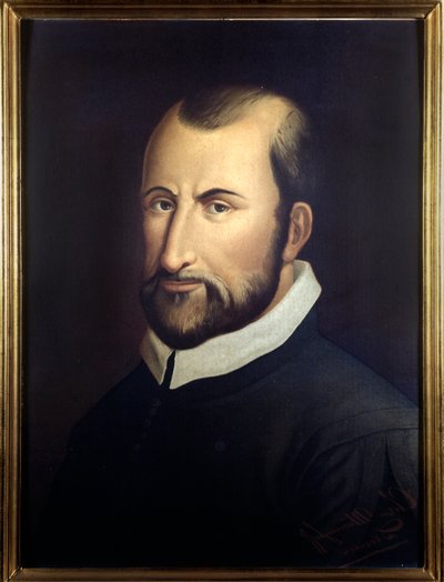 Retrato del compositor italiano Giovanni Pierluigi da Palestrina (1525-1594). de Italian School