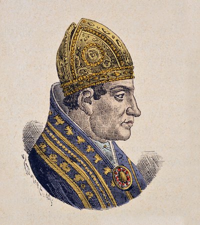 Retrato del Antipapa Juan XXIII (1410-1415) de Italian School