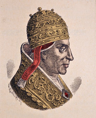 Retrato del Papa Alejandro II (1061-1073) de Italian School