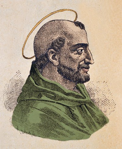 Retrato del Papa Aniceto (Anicetus o Aniceto) (ca. 155-166) de Italian School