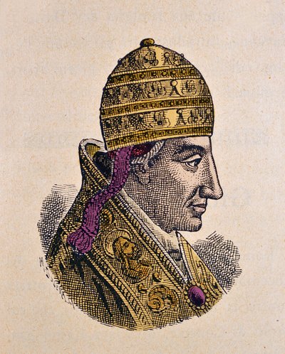 Retrato del Papa Benedicto VII (974-983) de Italian School