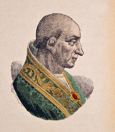 Retrato del Papa Benedicto XI (1303-1304) de Italian School
