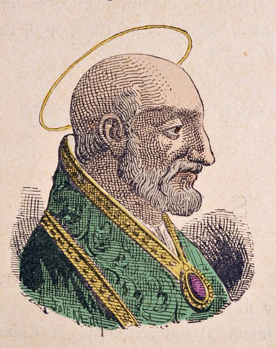 Retrato del Papa Cayo (293-296) de Italian School