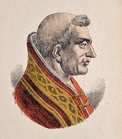Retrato del Papa Celestino IV (1241) de Italian School