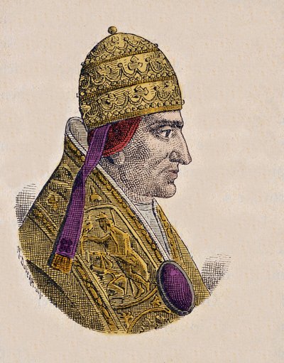 Retrato del Papa Clemente II (1046-1047) de Italian School