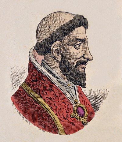 Retrato del Papa Esteban VIII (939-942) de Italian School