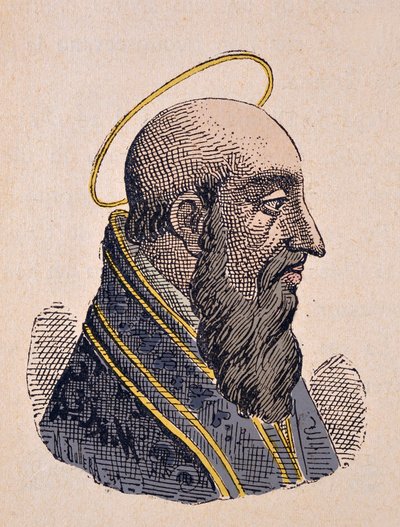 Retrato del Papa Félix I (Felice I) (269-274) de Italian School