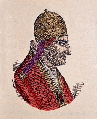 Retrato del Papa Gregorio VI (1045-1046) de Italian School