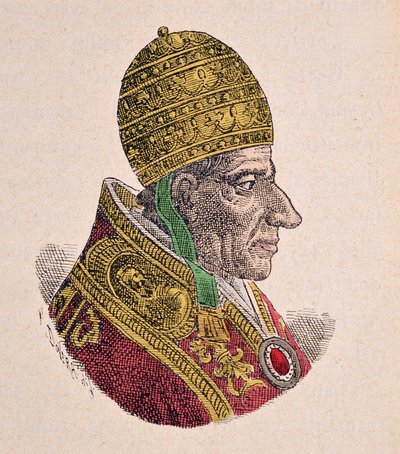 Retrato del Papa Gregorio XII (1406-1415) de Italian School