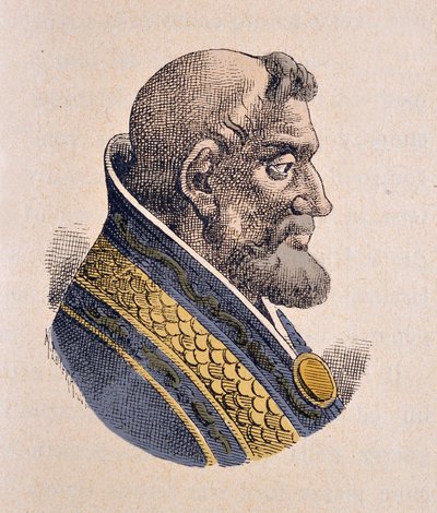 Retrato del Papa Honorio III (1213-1227) de Italian School