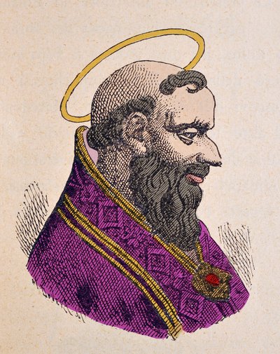 Retrato del Papa Inocencio I (401-417) de Italian School