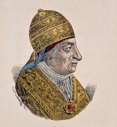 Retrato del Papa Inocencio VII (1404-1406) de Italian School