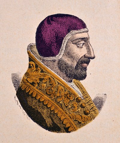 Retrato del Papa Inocencio VI (1352-1362) de Italian School