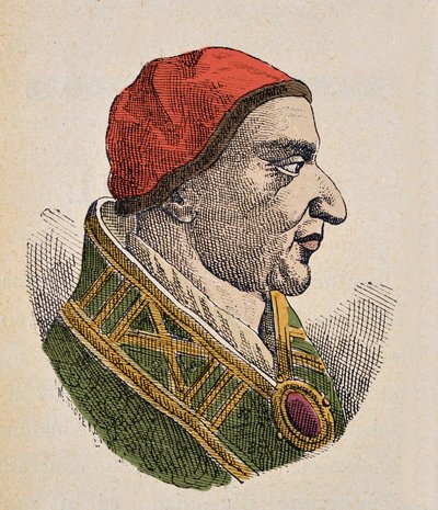 Retrato del Papa Juan III (561-574) de Italian School