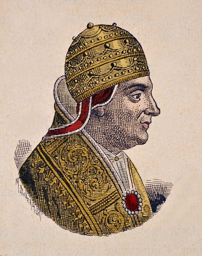 Retrato del Papa Juan XIII (965-972) de Italian School