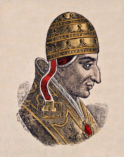 Retrato del Papa Juan XIV (983-984) de Italian School