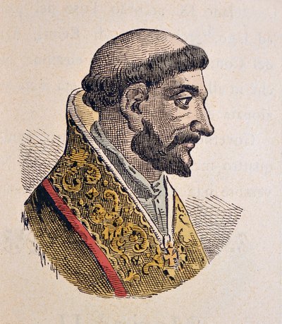 Retrato del Papa Juan XI (931-935) de Italian School