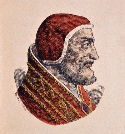 Retrato del Papa Juan XXI (1276-1277) de Italian School