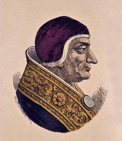 Retrato del Papa Lucio II (1144-1145) de Italian School
