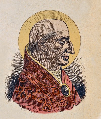 Retrato del Papa Lucio I (253-254) de Italian School