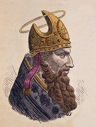 Retrato del Papa Marcos (335-336) de Italian School