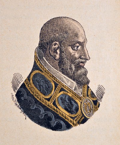 Retrato del Papa Marcelo II (1555) de Italian School