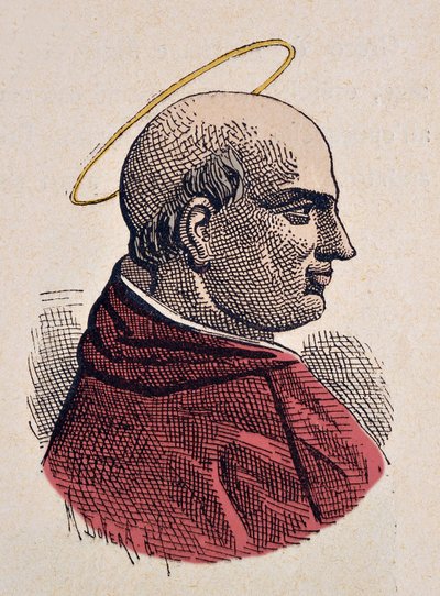 Retrato del Papa Marcelo I (Marcellus o Marcello I) (308-309) de Italian School
