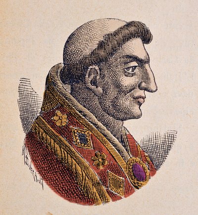 Retrato del Papa Marino I (Marinus, Marino) (882-884) de Italian School