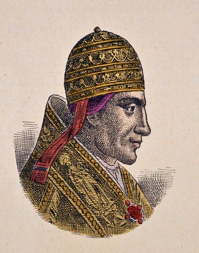 Retrato del Papa Nicolás II (1058-1061) de Italian School