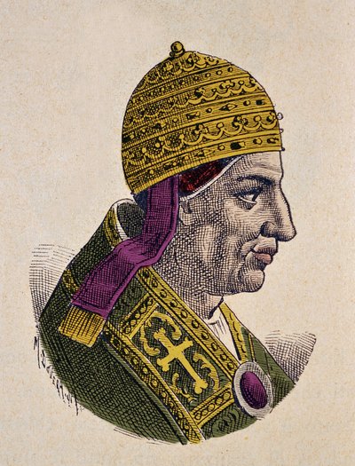 Retrato del Papa Nicolás I el Grande (858-867) de Italian School